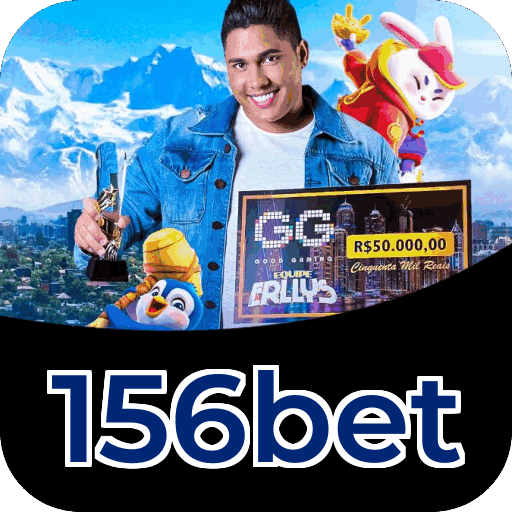 Interface do aplicativo 156bet mostrando jogos disponíveis no iOS e Android